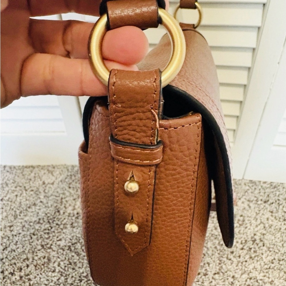 Lodis Pebbled Leather Elia Crossbody with Dustbag and papers - Picture 3 of 9